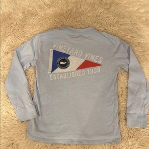 🐳⚓️Vineyard Vines Light Blue Boys  Shirt small 8-10
